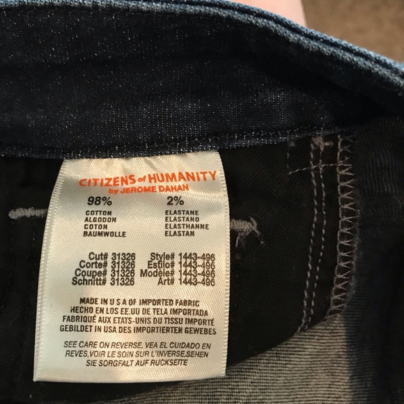 Citizens of Humanity skinny jeans size 25 - Picture 5 of 6